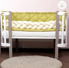 Постільний комплект Baby Veres Macaroon Green apple (6 одиниць, 100% бавовна, 120х60 см)